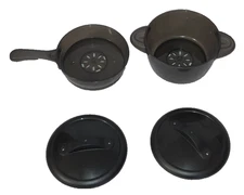 NEW Step2 Play Kitchen Replacement Parts-Boiling Pot And Sizzling Pan With Lids
