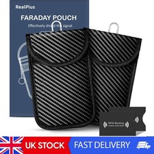 Faraday Pouch For Car Keys, [2 PACK] Car Key Signal Blocker Pouch For Car