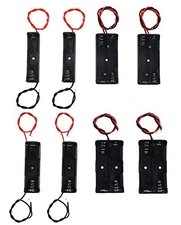 (Pack of 8 Battery Holder Bundle 2Pcs1 X 1.5VSingle AA, 2Pcs2 X 1.5V AA, 2Pcs1 