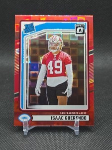 2024 Donruss #336 Isaac Guerendo Optic Rated Rookies Preview Red Pandora