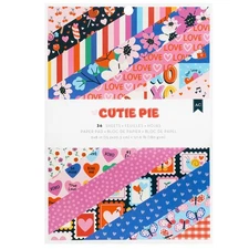 American Crafts Paper Pad 6"X8" 36/Pkg-Cutie Pie
