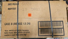 Case of MRE's Expired Date Code 6078 03/19 5081 Case B 13-24  (6)