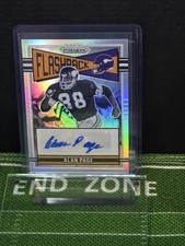 2025 Panini Prizm - Flashback Auto Alan Page #FLA-APE Silver Prizm /149