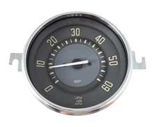 VW KARMANN GHIA 110mm LATE TACHOMETER 0 - 6,000 RPM 12 VOLT REV COUNTER GAUGE