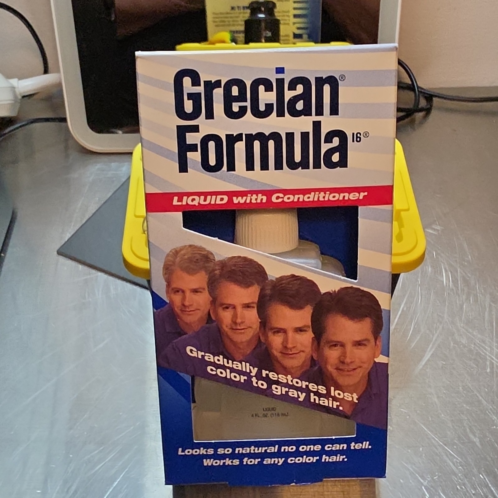 Grecian Formula 16. New Old Stock. Discontinued 4 Oz. unopened bottles.