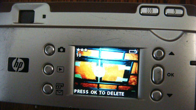 HP Photosmart 435 3.1MP 5x Zoom Compact Vintage Digital Camera Silver