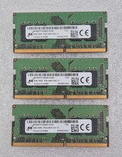 LOT 3 PCS Micron 8GB 1RX8 PC4-2400T MTA8ATF1G64HZ-2G3B1 DDR4 SODIMM Memory RAM
