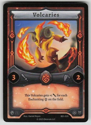Volcaries Rare Base Set [First Edition] BS1-035 NM Elestrals