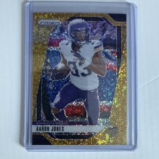 2024 Panini Prizm - Aaron Jones #186 Gold Sparkle Prizm 10/24