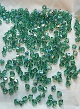 Swarovski 5328 4mm bicone beads Erinite AB 48pcs
