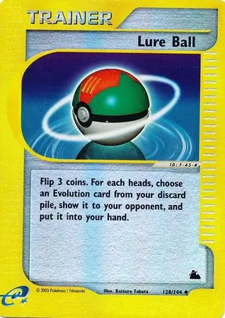 Lure Ball - 128/144 - Pokemon Skyridge Reverse Holo Rare Card NM