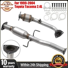 FITS FOR 1999 2000-2004 TOYOTA TACOMA 2.4L FRONT & REAR CATALYTIC CONVERTER SET#