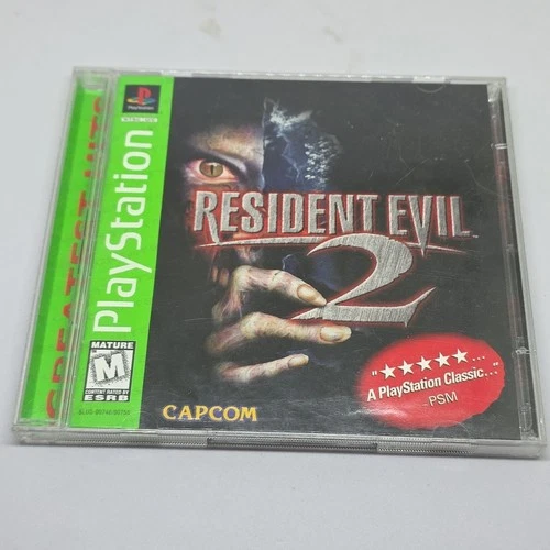 Playstation 1 PS1 Resident Evil 2 Greatest Hits CIB