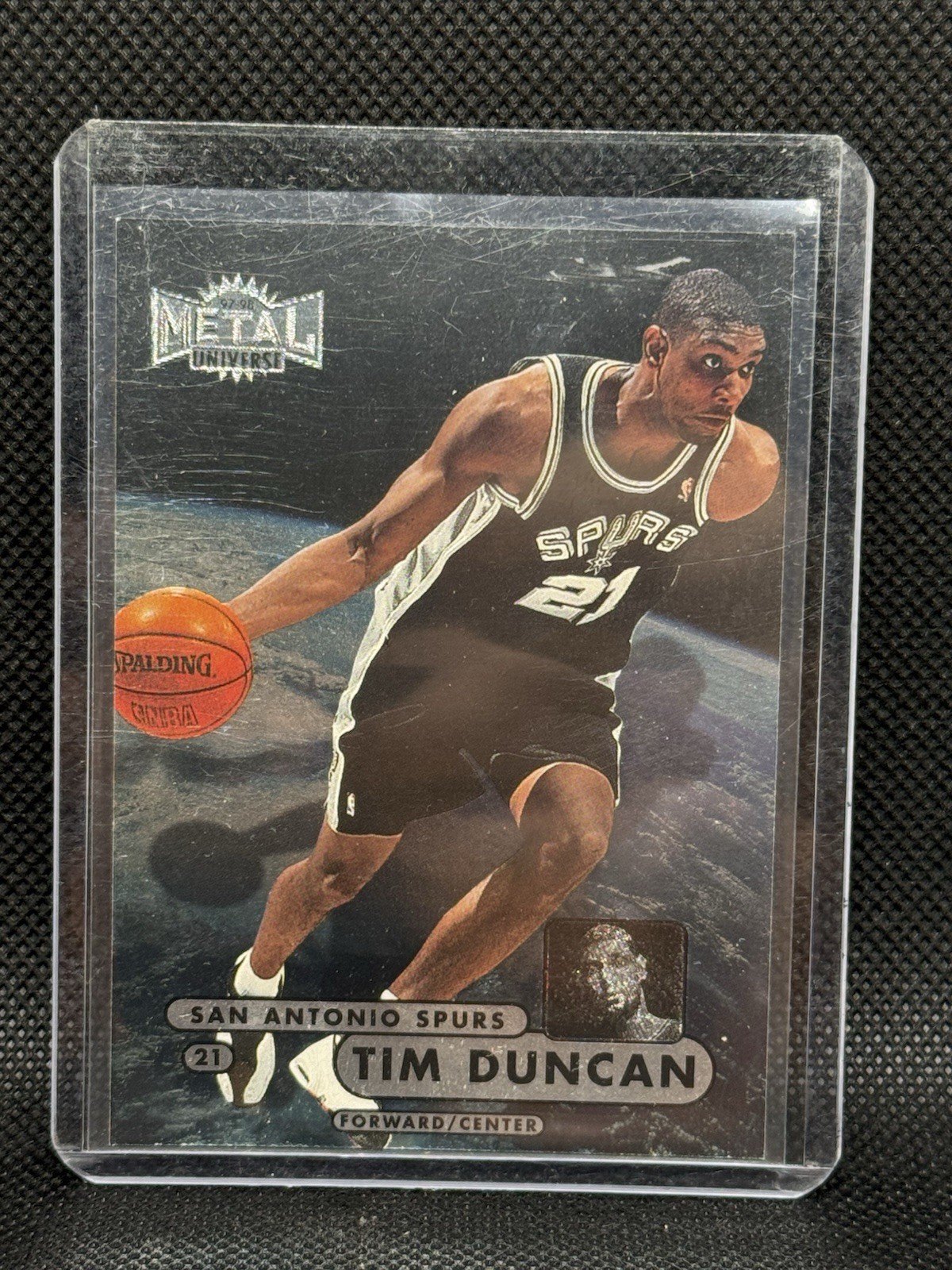 1997-98 Metal Universe Championship Preview - Tim Duncan #72 (RC)