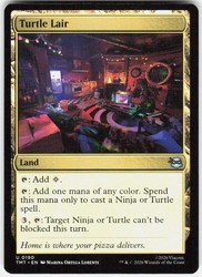Turtle Lair (190/343) - Teenage Mutant Ninja Turtles - MTG Uncommon Land