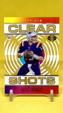 Mac Jones RC 2021 Panini Illusions Clear Shots #CS-20 49ers