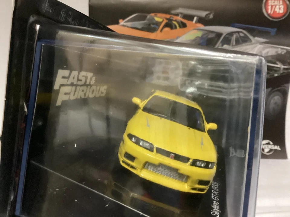 NISSAN SKYLINE GT-R 1995      Fast&Furious  1/43 DeAgostini die-cast - Immagine 4 di 4