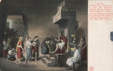 Antique Mexico Postcard – Xochitl Offering Pulque to King Tepancaltzin (No. 622)