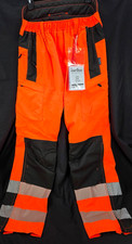 NEW Portwest W9020 Hi-Vis Reflective Flame Retardant Work Trouser Pants Men's M