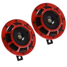 12V 118db Electric Car Horn High Tone/Low Tone Metal Twin Kit With Bracket