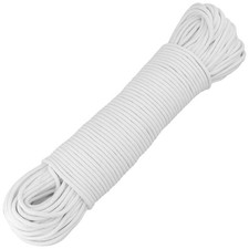 Cotton Clothesline Rope 1/4 Inch x 328 Ft White DIY Crafts Home Decor Outdoor