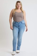 Women's Plus High Rise Curve Confidence Straight Jeans