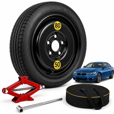 Notrad 18'' Für BMW 4er F32 F33 F36 M-Sport Wagenheber Schlüssel Tasche DOT 2025