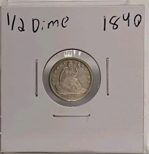 1840-P Philadelphia Seated Liberty Silver Half 1/2 Dime