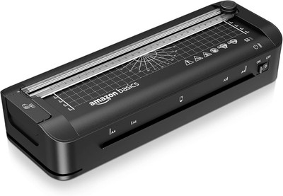Amazon Basics 3-In-1-Thermolaminiergerät Für A4-Größe, Mit Funktionen Zum Schnei