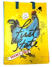 TRADER JOE'S Re-usable Shopping Bag NWT Delaware theme.