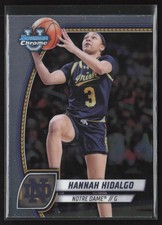2024-25 Bowman University Chrome #26 Hannah Hidalgo Notre Dame Fighting Irish