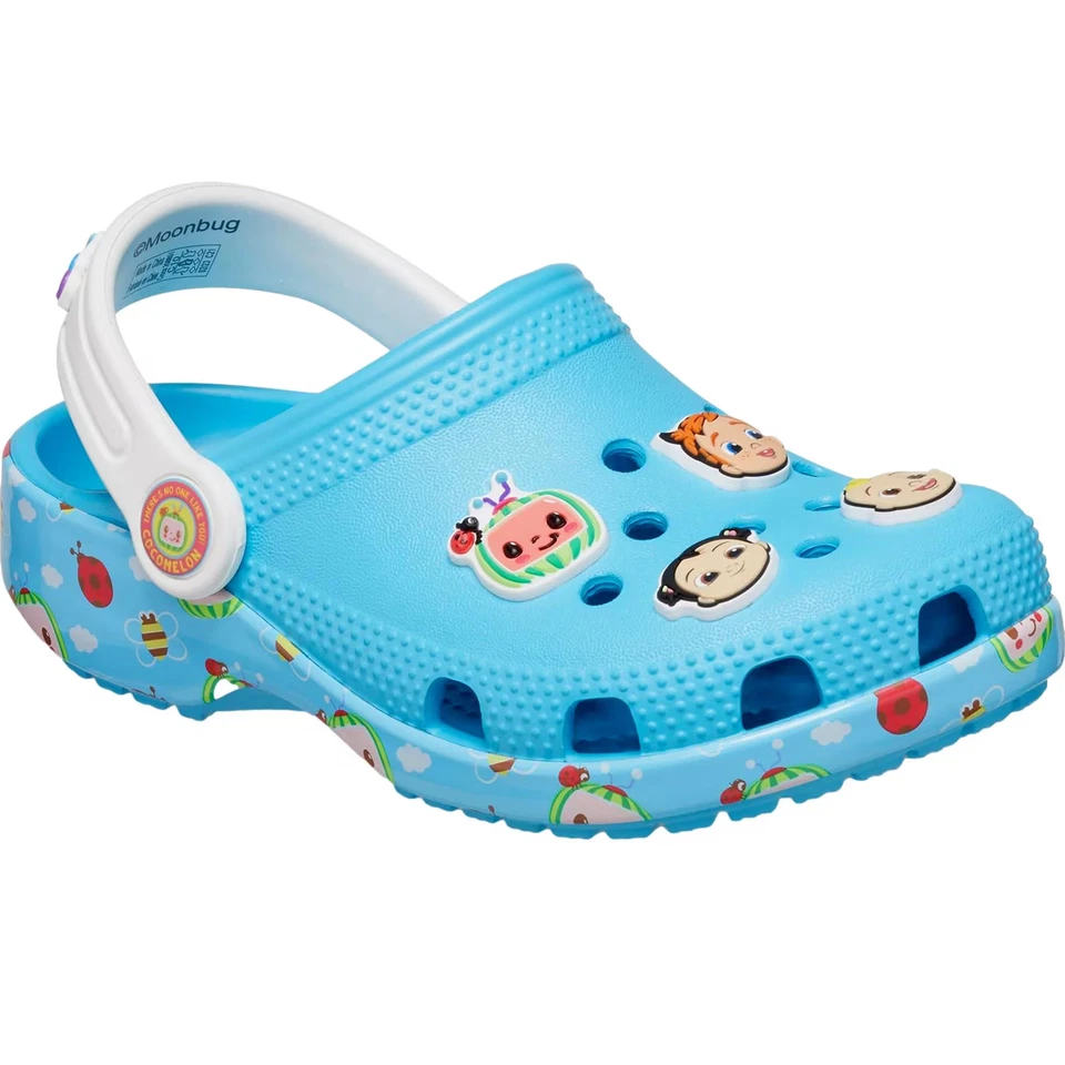 Zueco clásico Crocs CoComelon eléctrico azul 208851-404 niño pequeño talla 6C mediano Foto 4 de 4
