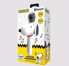 NEW Peanuts Snoopy KARAOKE Microphone NIB - NEW 