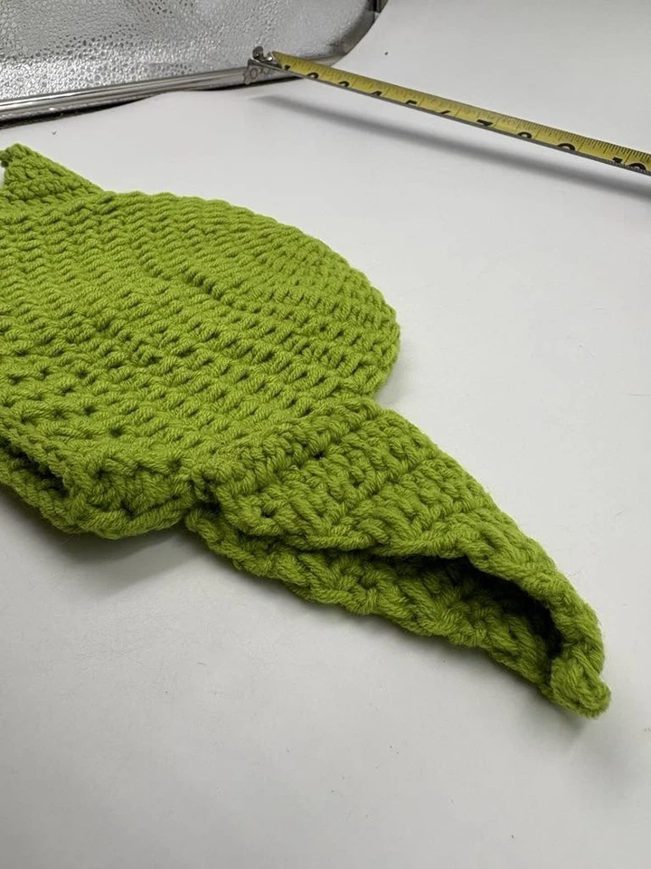 宝贝尤达星球大战迪士尼手工针织豆豆格罗古曼达洛人婴儿帽子尿布 — 第 3/4 张图片