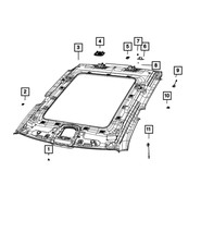 Genuine Mopar Screw Cover Left 7AH45HL1AA
