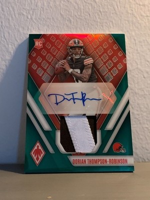 2023 Panini Phoenix Dorian Thompson-Robinson RPA /25 RC Auto Patch Browns