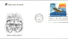 U.S. FIRST DAY COVER READER'S DIGEST SERIES 1980-1985 - SPACE ACHIEVEMENT TYPE 6