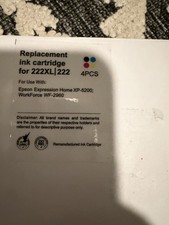 Ink Cartridge Replacement for Epson 222XL HY HY B, C, M, Y Read dESCRIPTION