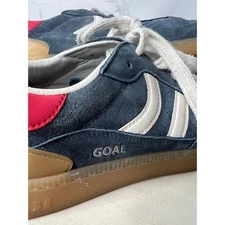 Coolway Goal Marina Glide Sneakers Split Leather Mens Sz 12 Blue