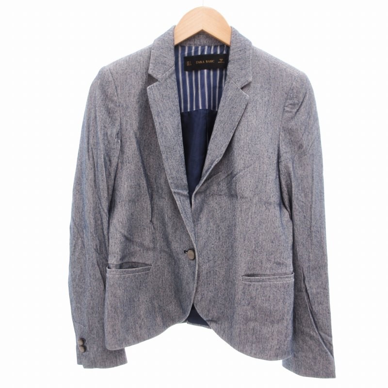 ZARA BASIC Tailored Jacket Single Fully Lined L G… - image 1