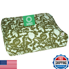 Molly Mutt Small Dog Bed Cover - Amarillo by Morning, Olive Green, Light Blue