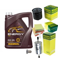 Mann Inspektionspaket Filterset 5L Mannol Energy 5W-30 FüR Seat Cordoba 1.4I