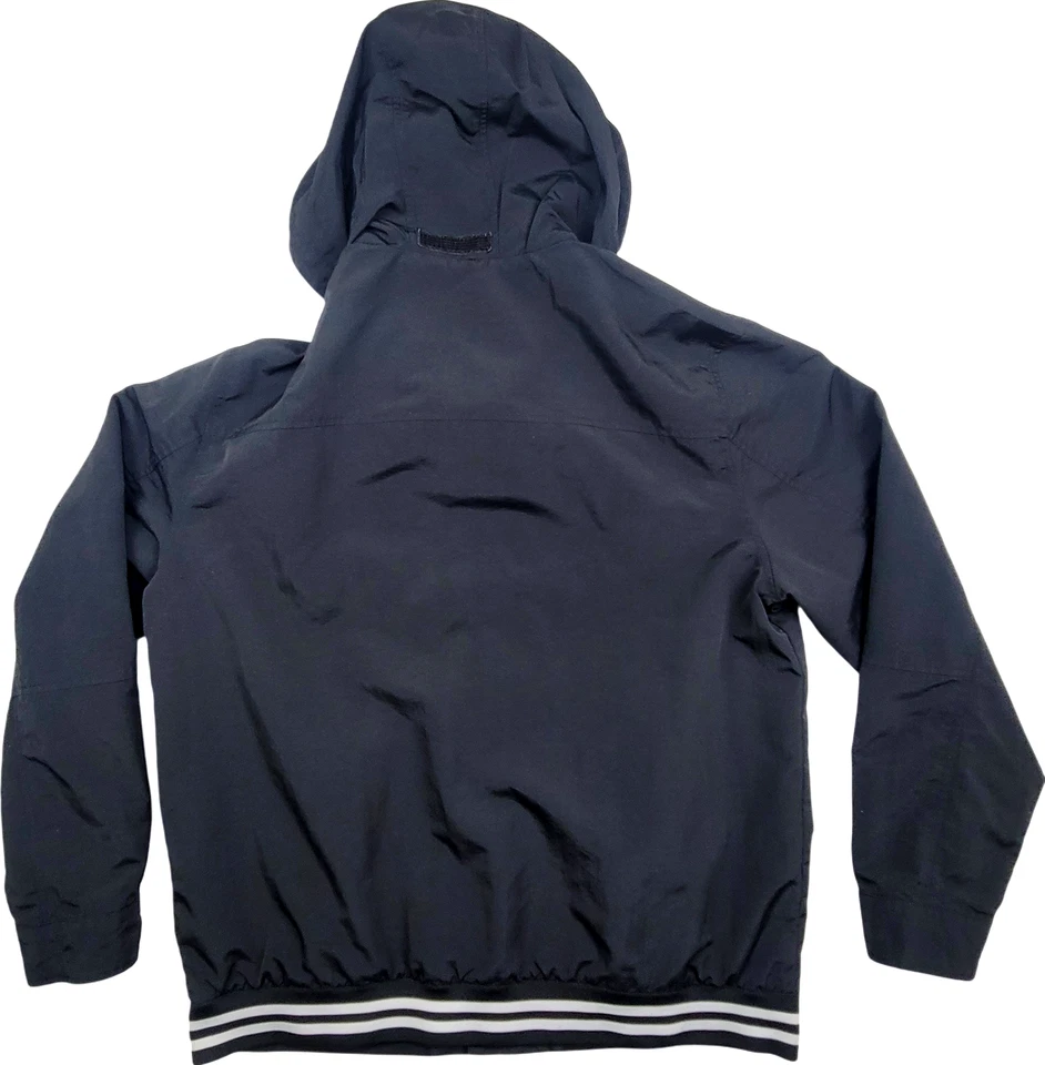 Tommy Hilfiger Hombres Chaqueta con Capucha Negra XXL Poliéster Calce Ajustado Ropa Informal Foto 4 de 4