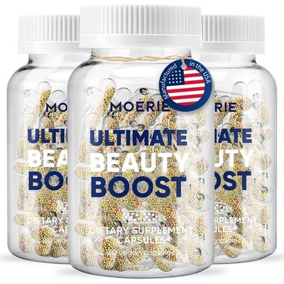 Moerie Hair Boost Supplement for Women & Men - Hair Skin and Nails Vitamins w...