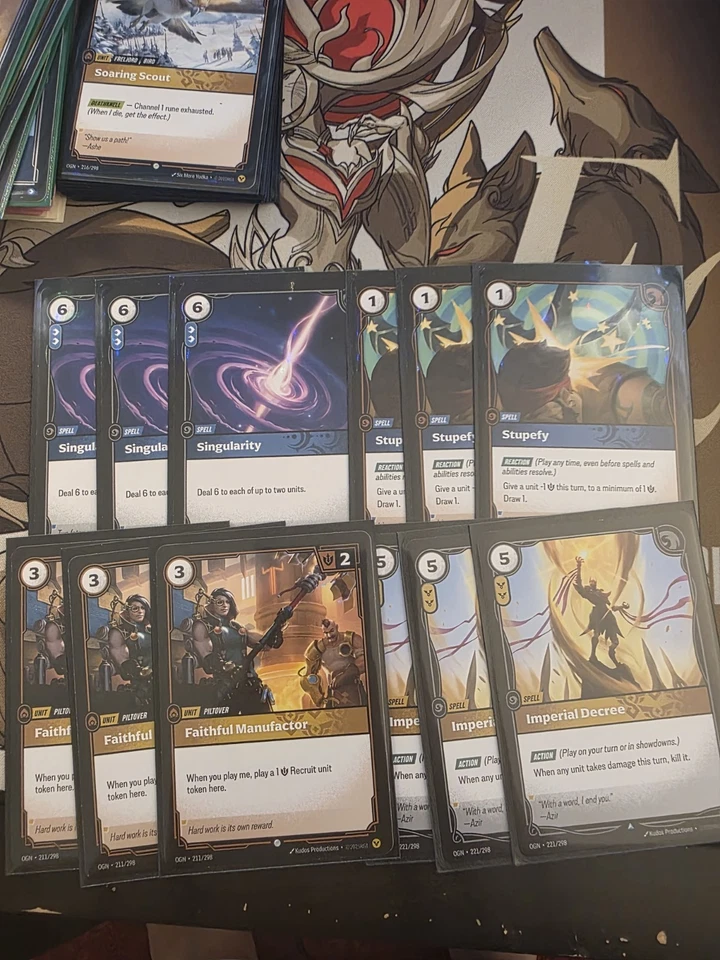 Lux Riftbound TCG Deck | Tournament Ready | Champion Deck NM 🔵🟡 with extras - Image 4 of 4