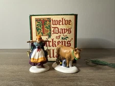 Department 56 12 Days of Dickens’ - VIII - “Eight Maids A-Milking” w/ Box