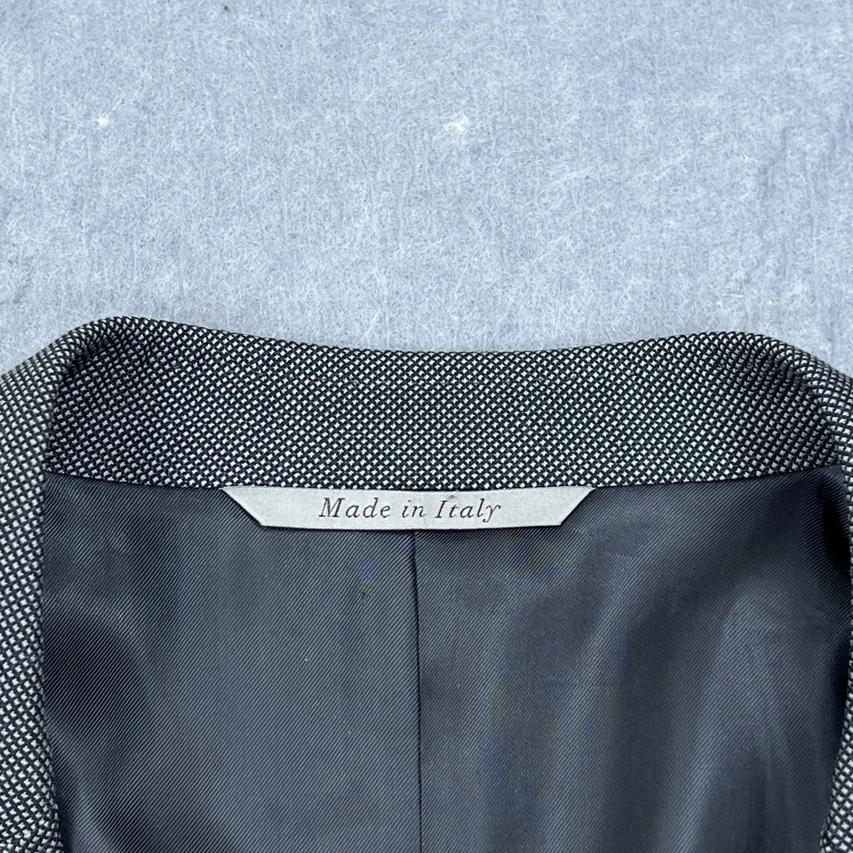 Abrigo Deportivo Canali Para Hombre 36 52 Gris Hecho en Italia Lana Viaje 2 Botones Blazer Chaqueta Foto 3 de 4