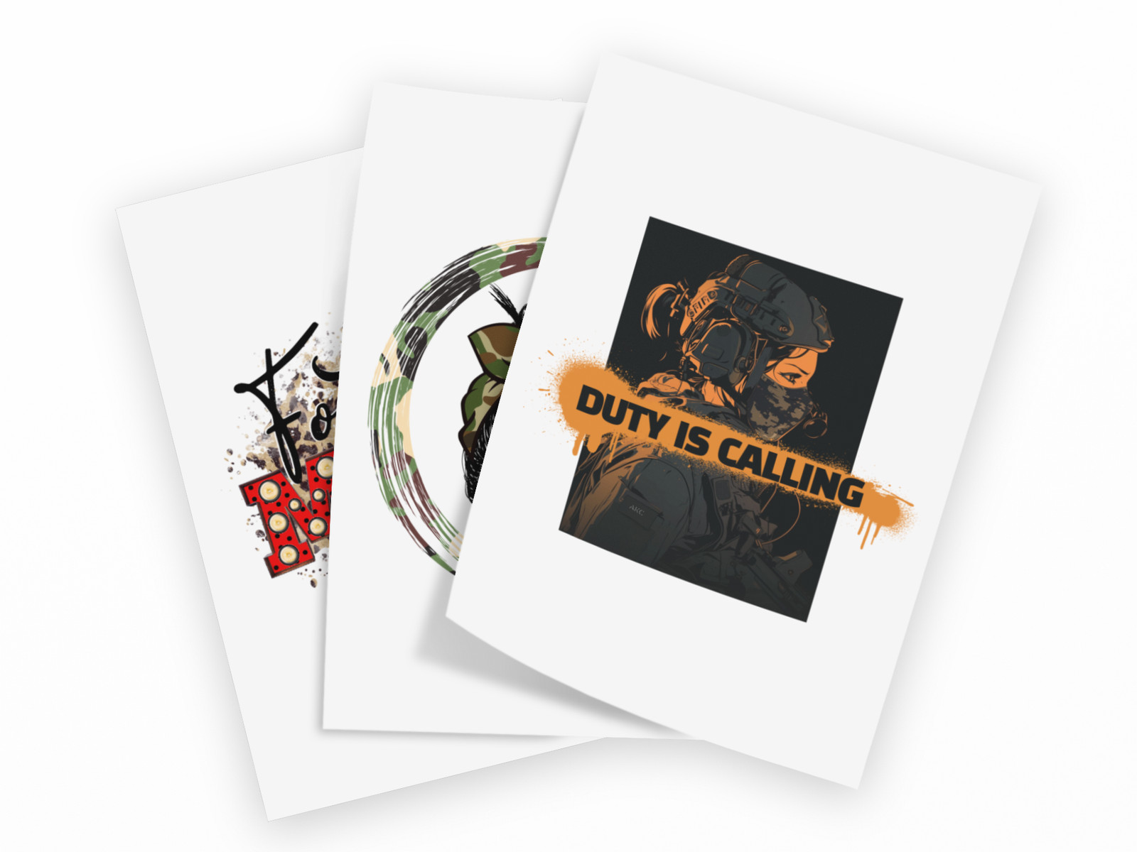 Women's Inspired Retro Style DTF Transfers Set of 6