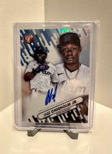 2023 Topps Pristine Jazz Chisholm Jr On Card Refractor Auto 