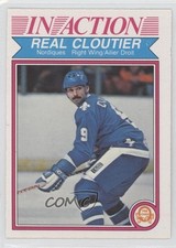 1982-83 O-Pee-Chee In Action Real Cloutier #280 0n6